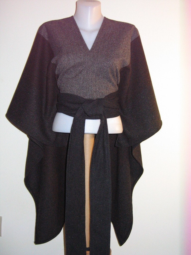 INSTANT DOWNLOAD Sew It Yourself -Wrap Poncho PDF Pattern