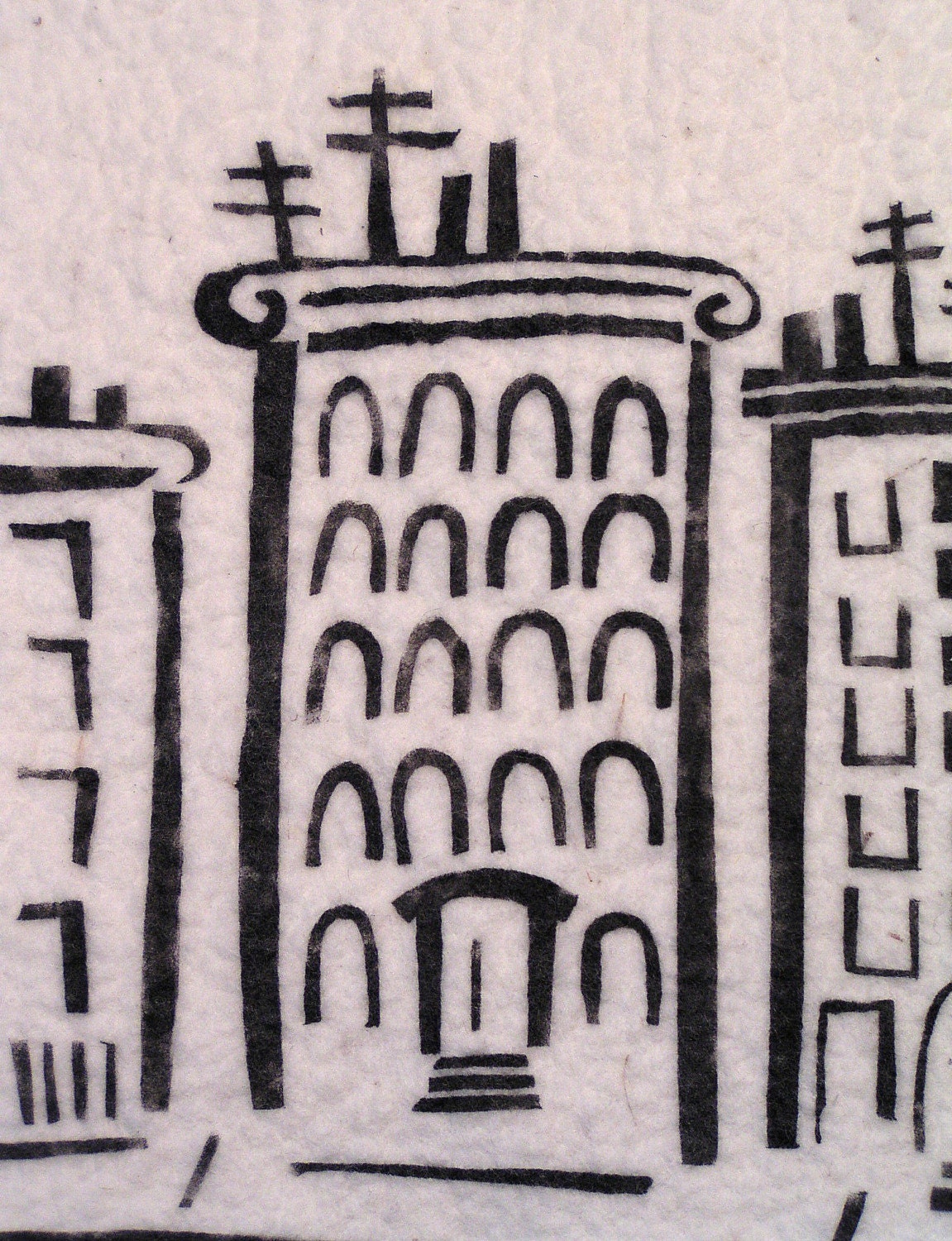 custom hand felted wall art