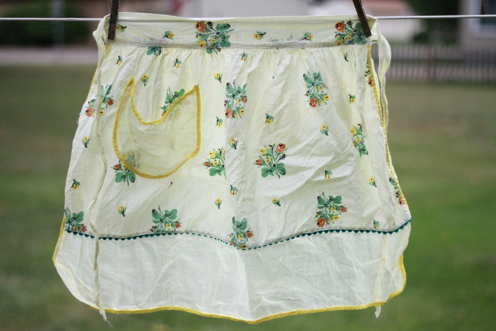 Vintage Reversible Apron