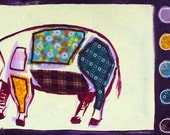 SALE: Meat pig postcard (Orig. 2.50)