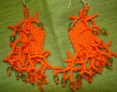 Neon Cremesicle Earrings