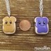 BFF Peanut Butter & Jelly Best Friends Necklace Set