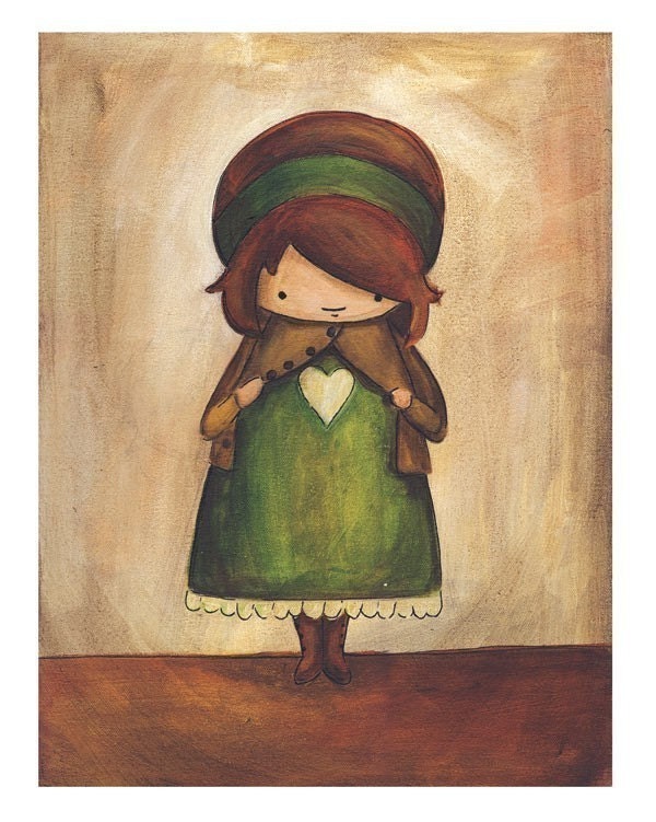 Open Hearted print