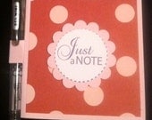 Post-It note pad and pen