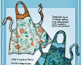 Apron Pattern, Mary Mulari's Chatterbox Apron-Free US Shipping