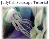 Jellyfish Seascape Lampwork Glass Bead Tutorial - Aquarium Focal Bead Step by Step instructions