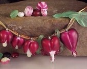 Bleeding Heart Drop Focal Lampwork Glass Tutorial - Floral Bead Step by Step Instant Download