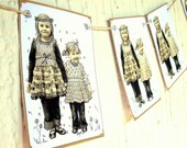 Personalized Ornament Paper Garland Shabby Chic handmade party whimsical Home decoration-Celebrate any event