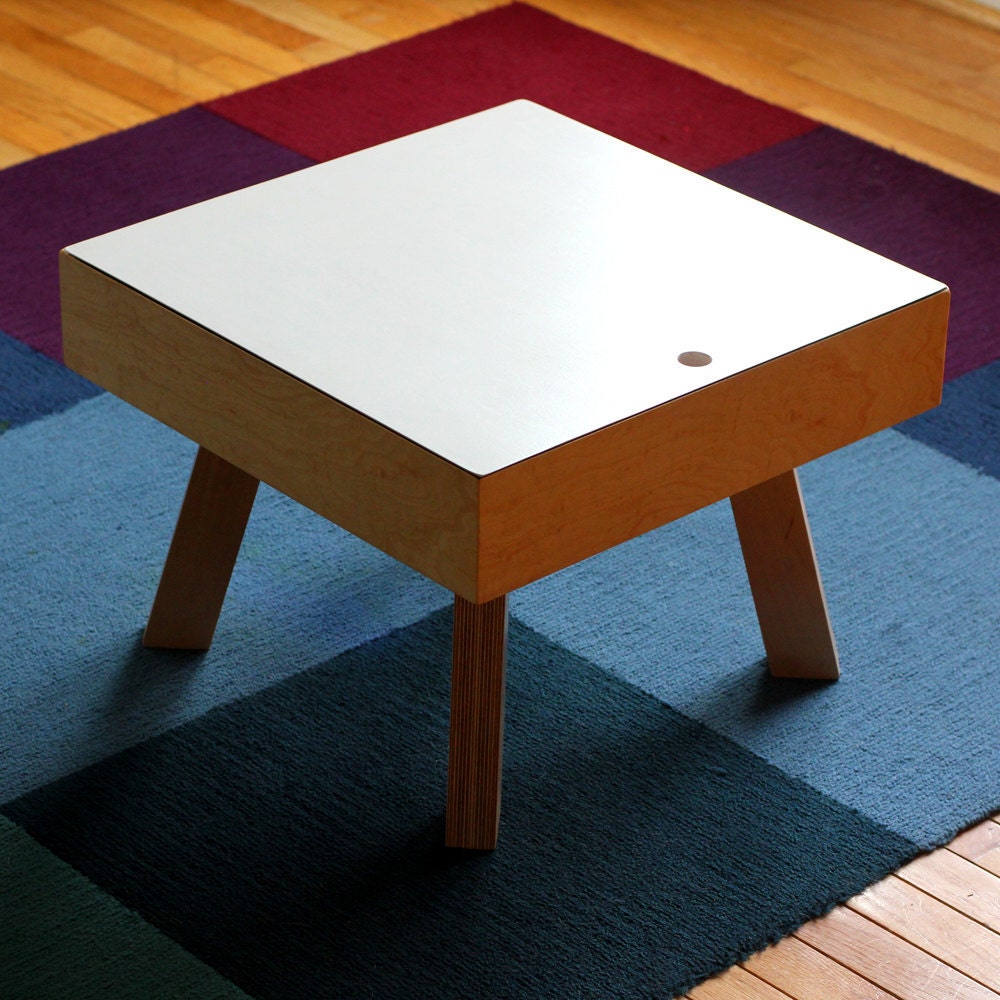 Modern Coffee Table with Storage Cubby SALE