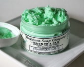 Peppermint Patty (4 oz. jar) Soap In A Jar (Fluffy Whipp) (Vegan)