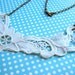 Vintage White Doily Necklace