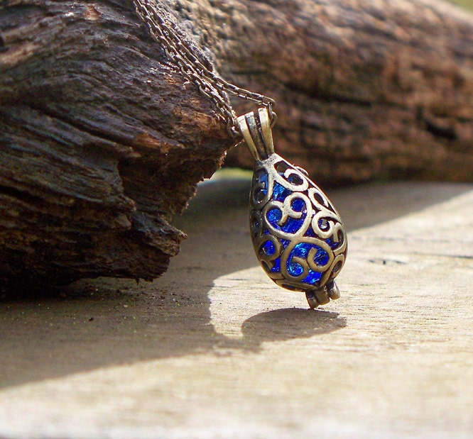 Recycled Vintage Noxzema Bottle Necklace