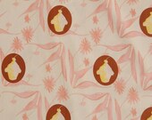 CLEARANCE  1 yard of Tina Givens Fairy Tip Toes - Cupcake Medle in Peach