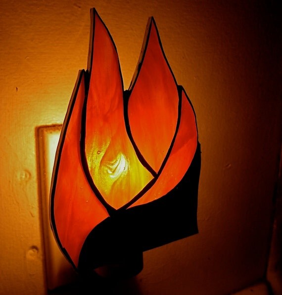 Stratozpheric Night Light in Orange