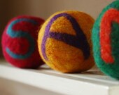 Felt Balls - Custom Letters