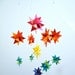 Baby Mobile Hanging Origami Stars -'Ursa Minor' Rainbow