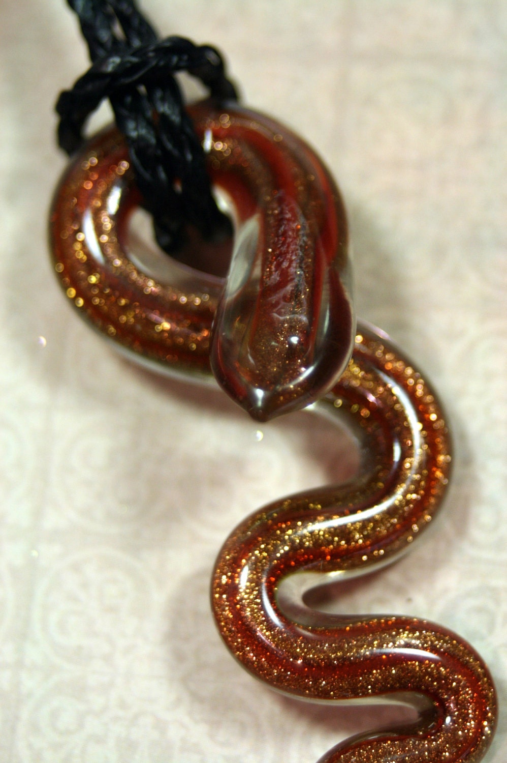 Golden Serpent  Unisex Necklace