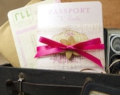 Hibiscus Passport Destination Wedding Invitation (Hawaii) - Design Fee