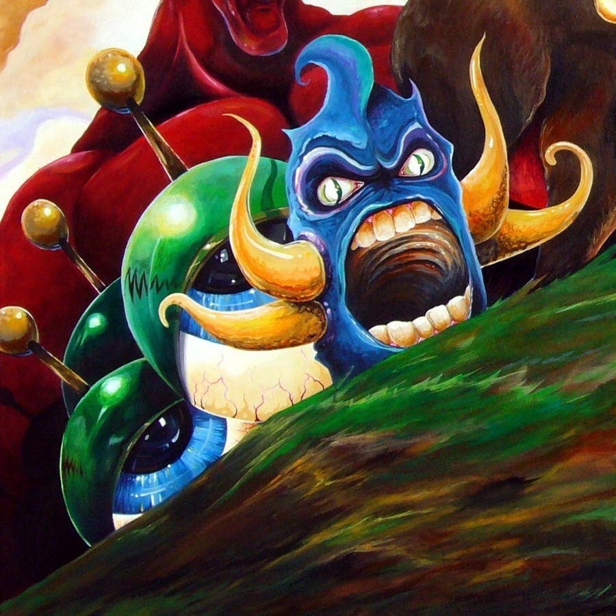 ACEO Fortress limited edition trading card print