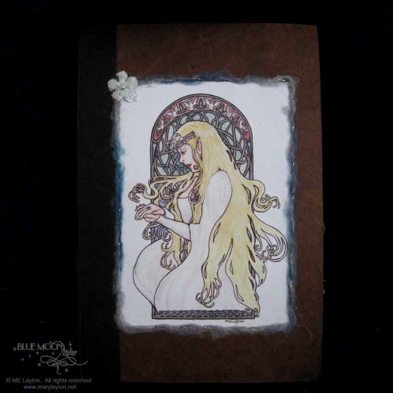 50% off Hand crafted 6 1/2" x 10" Journal - The Diminishing