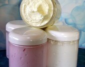 Sunflower Bath Mousse Whipped Shower Soap Olive Oil Shea Butter by Toadstool Soaps
