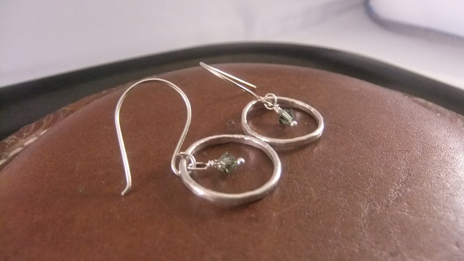 Jennifer Earrings with Swarovski Crystals