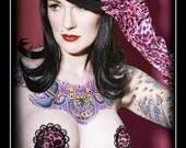Twirly Pink Pussy Cat Burlesque Nipple Pasties