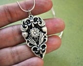 Elegant Victorian Design- Porcelain Necklace- filigree design in black and white