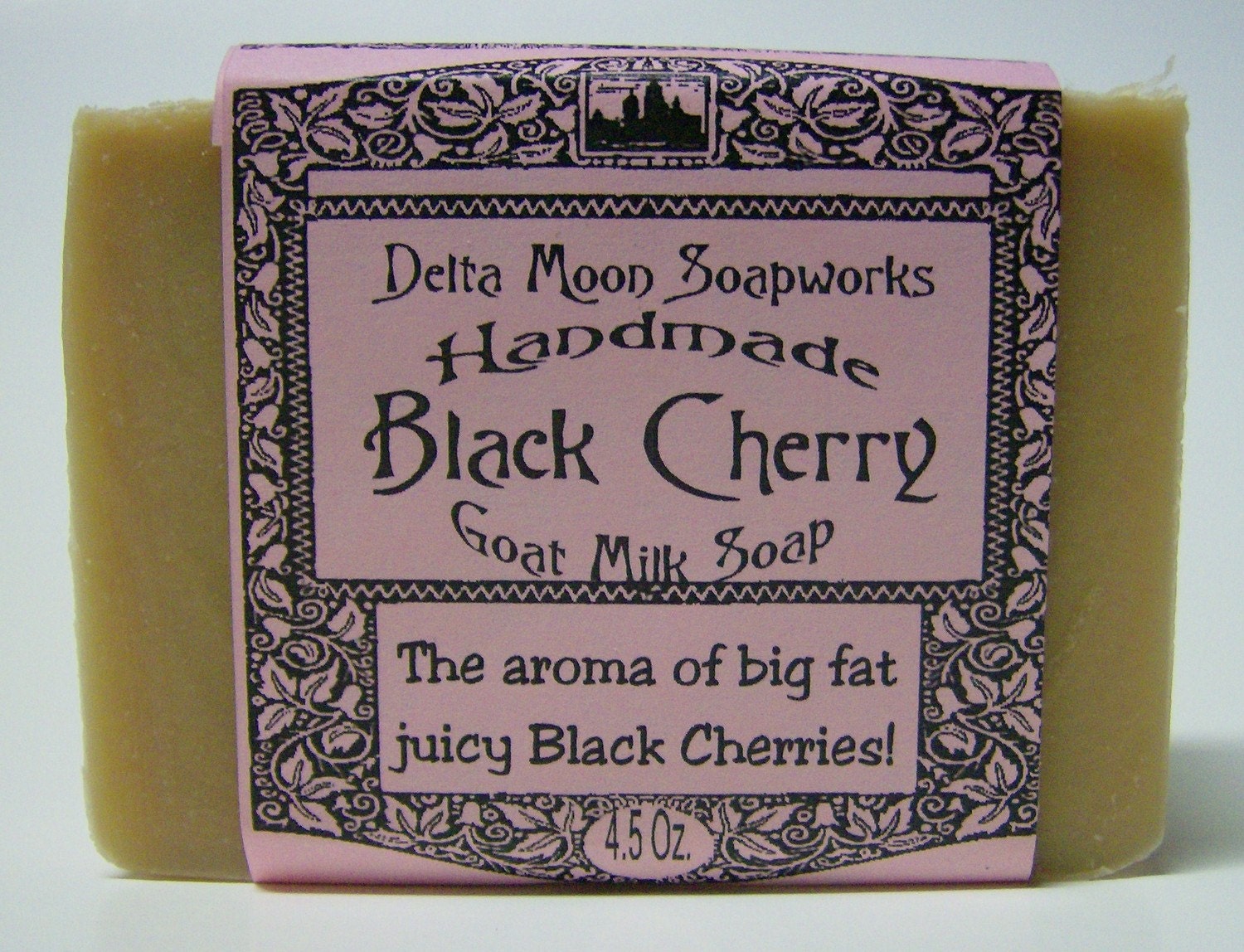 Black Cherry Goat Milk Soap with Olive Oil