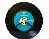 Vintage Vinyl Record Clock One too Many Mornings