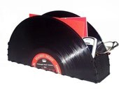 Record Storage Container for Accessories