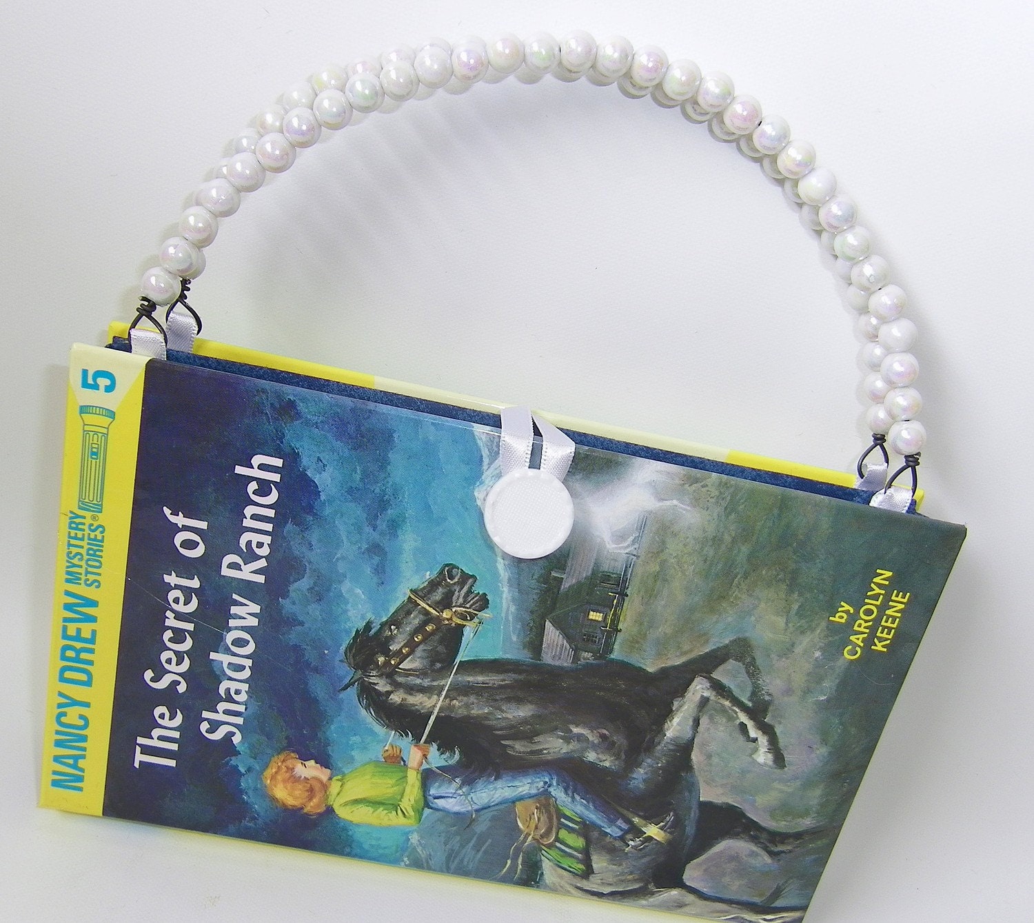 Book Purse Nancy Drew Secret of Shadow Ranch Book Purse Kobo Case Cover for Nook or Kindle