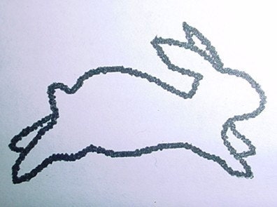 outline bunny