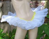 Adult Thong Tutu Halloween Costume Glittery Naughty Fairy