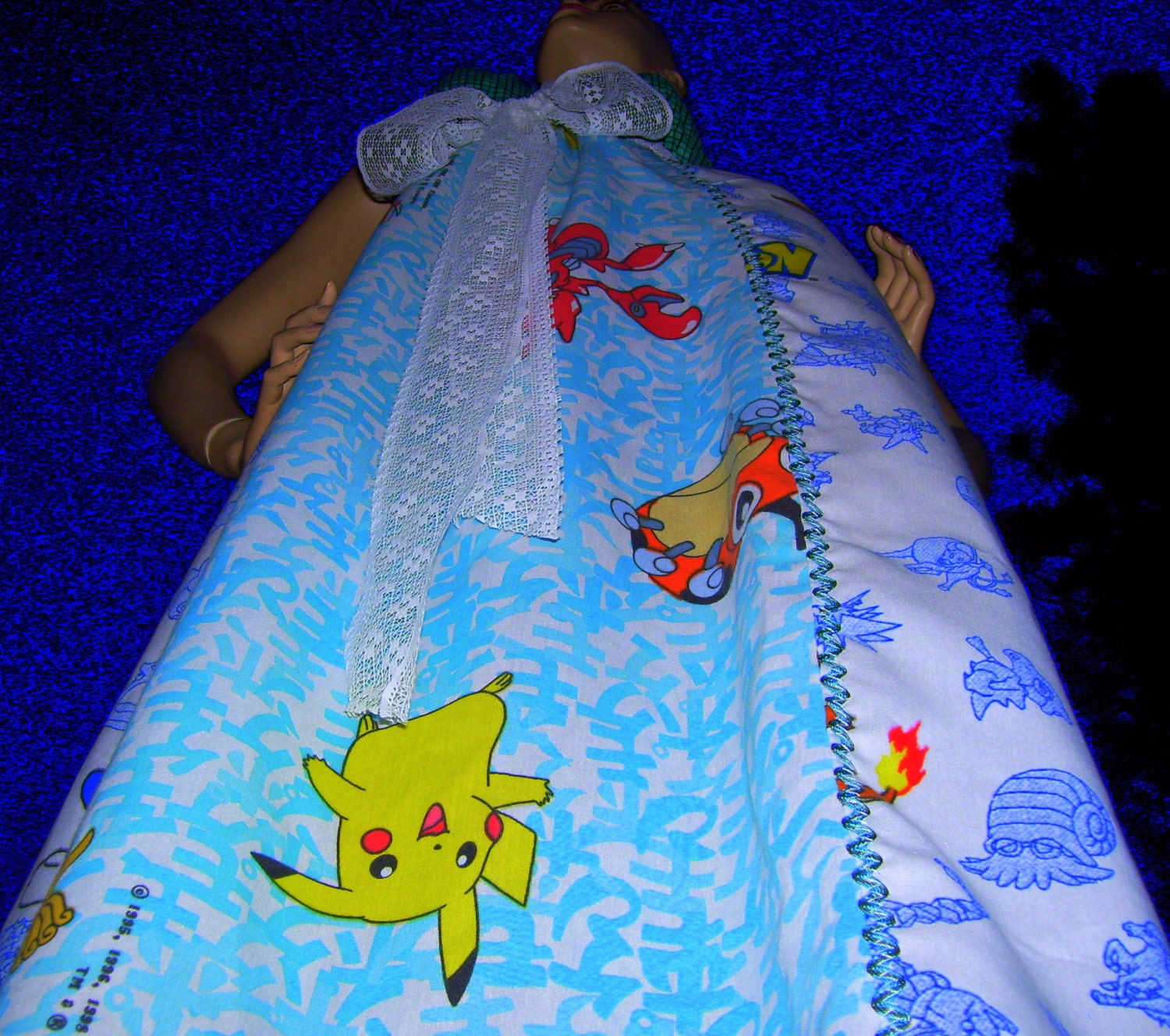 Pokemon Prom Dress Picachu Upcycled Sundress Geek Chic Maxi Festival Sundress M L XL Plus Size