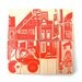 city wood blocks and puzzle -stackable toy -art