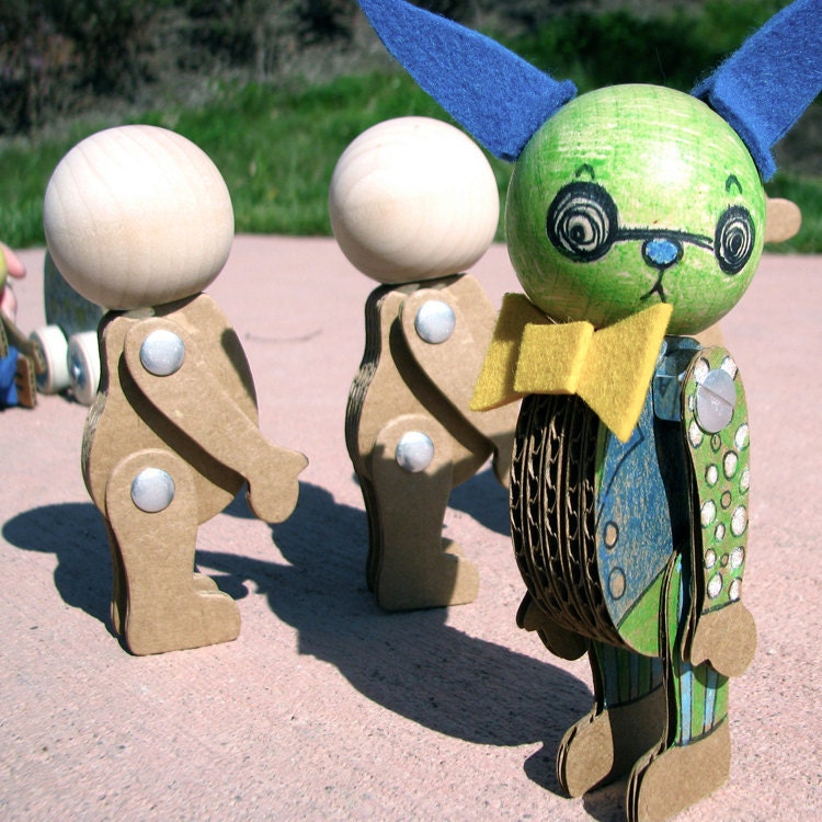 DIY kit -Creature - Blue/Green- craft kit