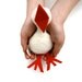 Baby Bird Rattle- Organic cotton and wool felt beak