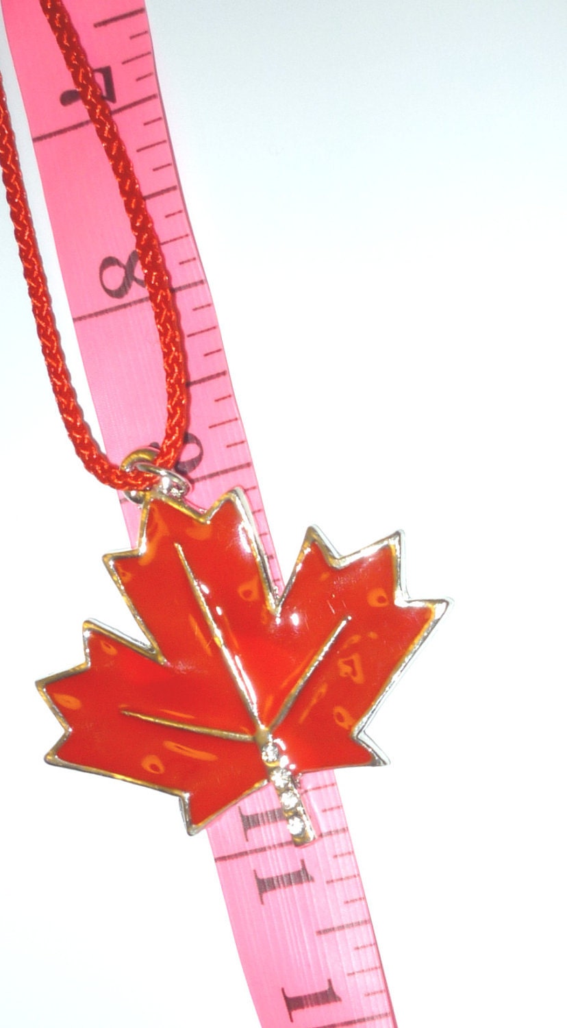 Canadian Maple Leaf  Necklace