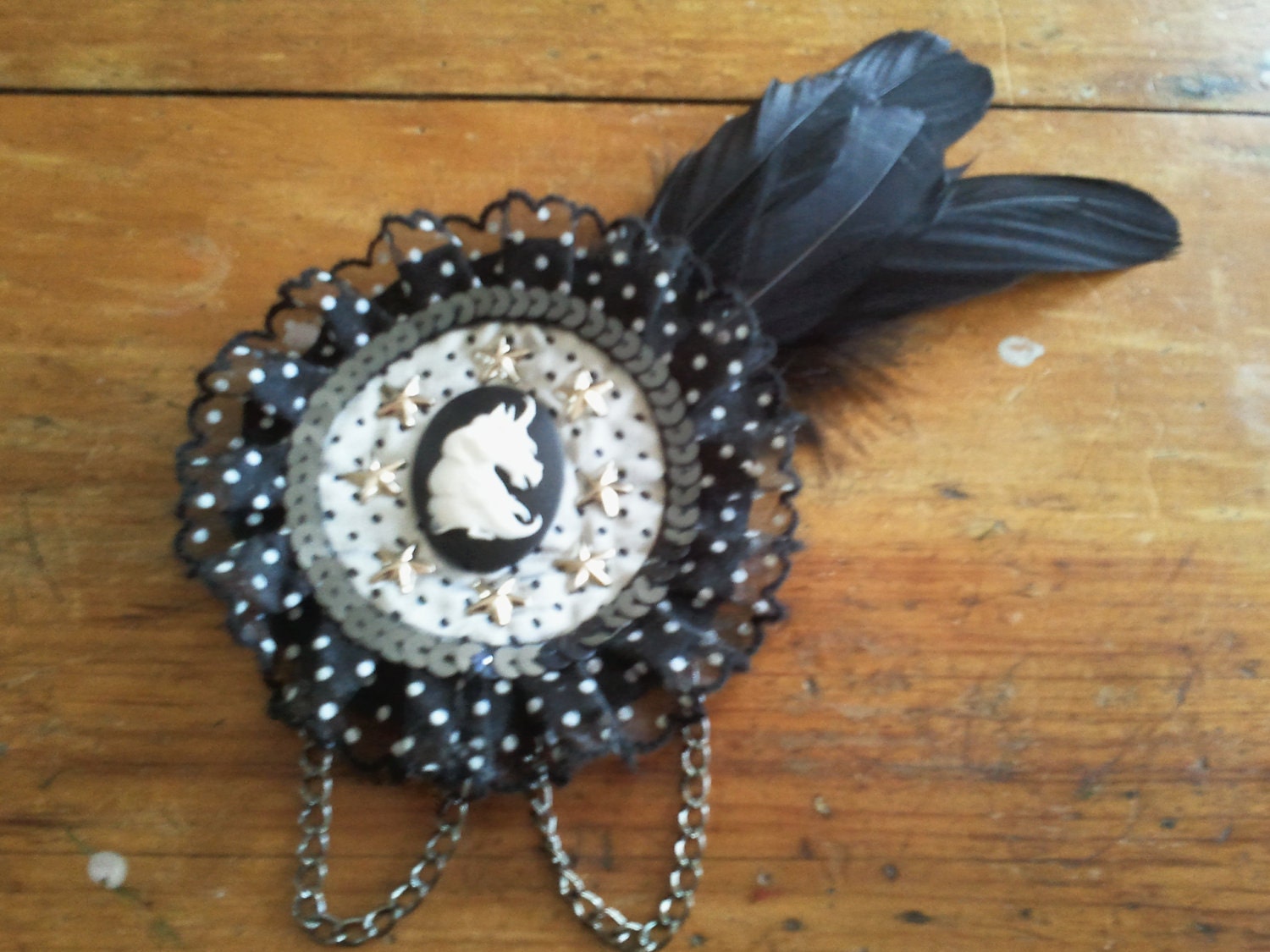 SALE & FREE SHIPPING  Celebrity Unicorn facinator by Lotusdevi Designs