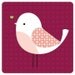 Birdie in Burgundy