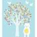 Illustration print titled "Little Artic Tree"