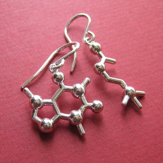 molecule earrings - pick your own pair