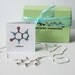 caffeine necklace - an elegant representation of your favorite molecule