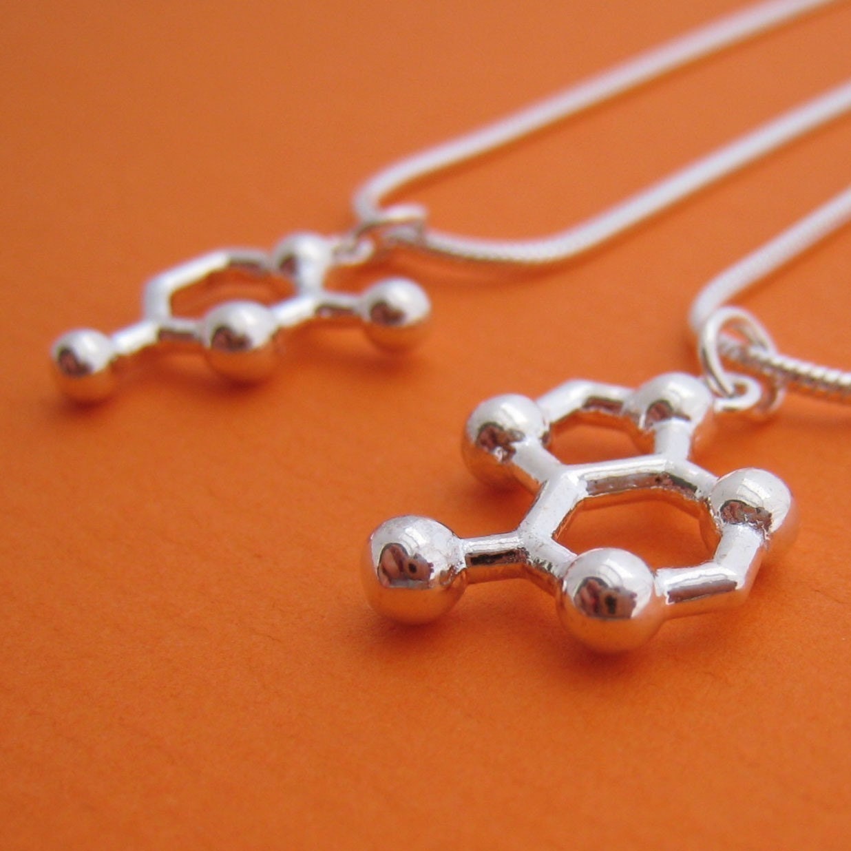 friendship necklace set - DNA and RNA base pairs