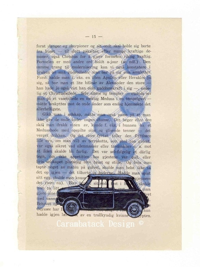 Retro Design -  Car - Limited edition Print