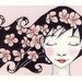 Cherry blossom girl - Print