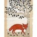 Fox and tree - Print