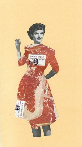 What to wear to meet the Queen.  Limited edition print of an original collage by Vivienne Strauss.