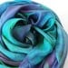 Waldorf Play Silk : Heart of the Mermaid (35 inch Hand Dyed Natural Toy)